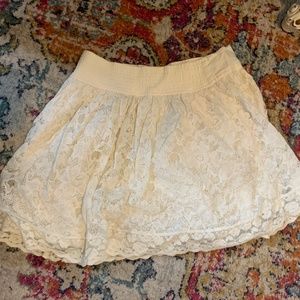 Hollister lace skirt